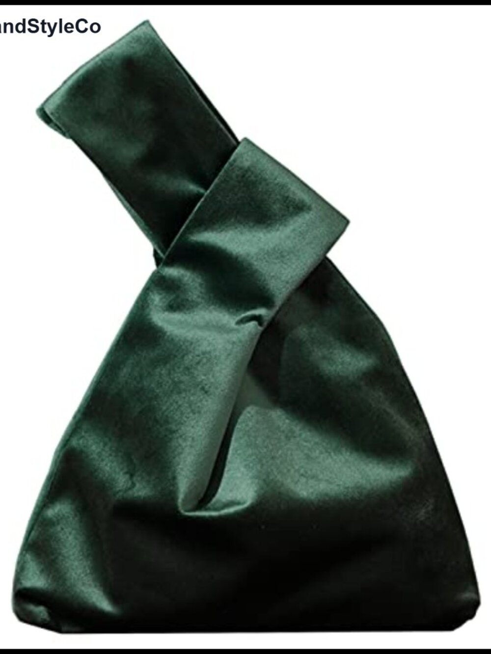 Velvet Knot Wristlet Bag Small Evening Purse for Women